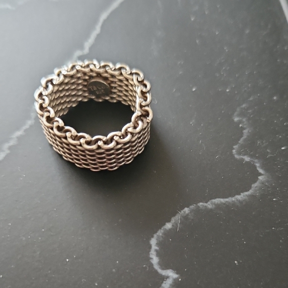 Tiffany & Co. Silver Mesh Band - Picture 1 of 3